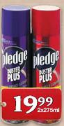 Pleadge Duster Plus Meubelpoltoer-2*275ml