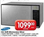 Samsung Grill Microwave Silver (GEO103MB)-32l Each