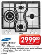 Samsung 4 Burner Gas Hob (GN642JDXD1)-60cm Each