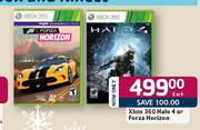XBOX 360 Halo 4 Or Forza Horizon-Each