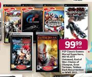 PSP Classic Games Gran Turismo, Tekken Dark Resurrection Or WWE 2011-Each