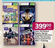 XBOX 360 Kinect Games Dance Central 3 Or Nike + Training-Each 