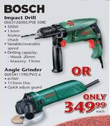 Bosch Impact Drill Or Angle Grinder-Each