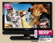 Toshiba Full HD LED TV (PS10)-24"(60cm)
