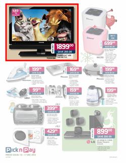 Pick n Pay Gauteng : All our Best Savings this Christmas (10 Dec - 17 Dec), page 7