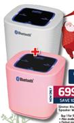 Sinotec Bluetooth Speaker White-Each