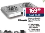 Pineware Double Spiral Hotplate