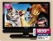 Toshiba Full HD LED TV-24" (60cm)