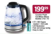 Counter Point Cordless Glass Kettle (CPGK-170)-1.7L