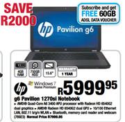 HP g6 Pavilion 1270sl Notebook