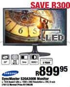 Samsung SyncMaster S20A300B Monitor