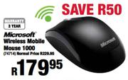 Microsoft Wireless Mobile Mouse 1000