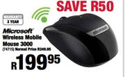 Microsoft Wireless Mobile Mouse 3000