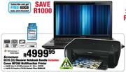 Lenovo G570 (i3) Discover Notebook Bundle Includes: Canon MP280 Multifunction Printer