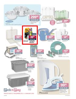 Pick n Pay Gauteng : Bringing in the New Year with Great Prices (27 Dec - 6 Jan 2013), page 7