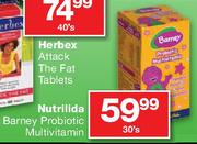 Nutrilida Barney Probiotic Multivitamin-30's