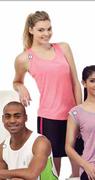 Ladies Neon Racer Top