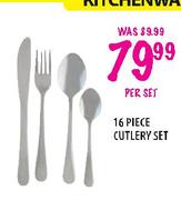 16 Piece Cutlery Set-Per Set