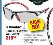 Dunlop I-Armour Eyewear