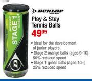 Dunlop Play & Stay Tennis Balls