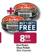 Kiwi Paste Shoe Polish-50ml Each