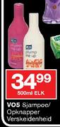 VO5 Sjampoe/Opknapper Verskeidenheid-500ml Elk