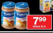 Purity 3rd Foods Babakos Verskeidenheid-200ml Elk