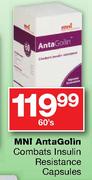 Mini AntaGolin Cambats Insulin Resistance Capsules-60's