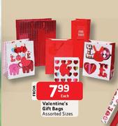 Valentine's Gift Bags Assorted-Each