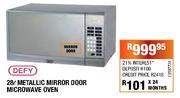 Defy Metallic Mirror Door Microwave Oven-28Ltr