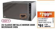 Defy Classic Metallic Mirror Door Microwave Oven-23Ltr