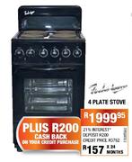 Fuchs-Ware 4 Plate Stove