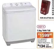 Defy Twin Tub-7.5kg