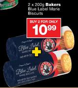 Bakers Blue Label Marie Biscuits-2 x 200gm