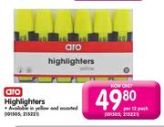 Aro Highlighters - Per 12 Pack