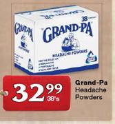 Grand-Pa Headache Powders-38's