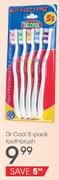 Dr Cool 5-Pack Toothbrush