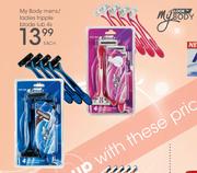 My Body Mens/Ladies Tripple Blade Lub-4's Each