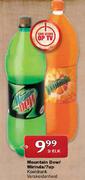 Mountain Dew/Mirinda/7up Koeldrank-2Ltr Elk