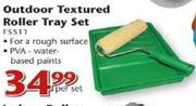 Academy Outdoor Textured Roller Tray Set-Per Set