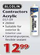 Alcolin Contractors Acrylic-Each