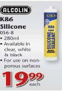 Alcolin K86 Silicone-Each