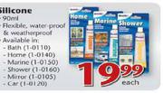 Bostik Silicone-90ml Each