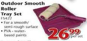 Academy Outdoor Smooth Roller Tray Set-Per Set