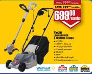Ryobi Lawn Mower & Trimmer Combo