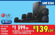 LG 3102 Home Theatre System