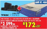 Tek THT201 5.1 CH DVD HTS + Slumber King Perfect Dream Double Base Set