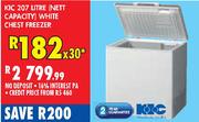 KIC White Chest Freezer-207Ltr