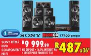 Sony HTM5 DVD Component Hi-Fi