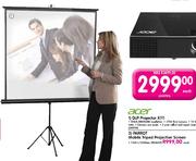 Parrot Mobile Tripod Projection Screen